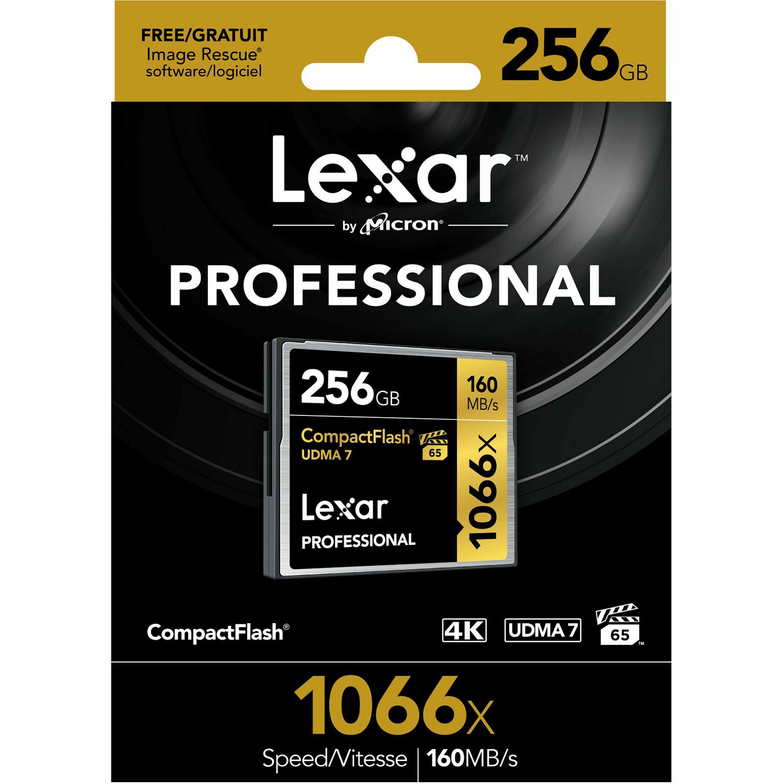 Lexar CF 256GB 1066x 160MB/s Professional UDMA7 Compact Flash Card memorijska kartica (LCF256CRBEU1066)