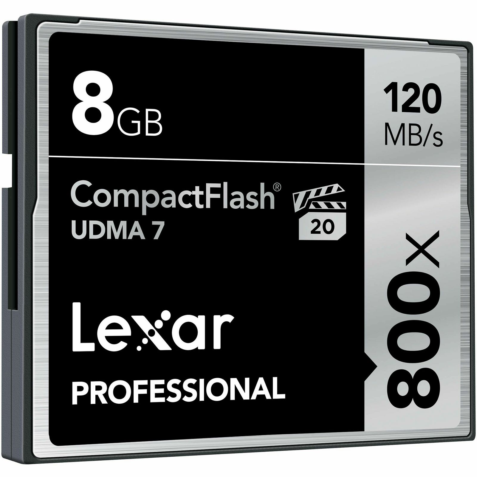 Lexar CF 8GB 800x 120MB/s Professional UDMA Compact Flash Card memorijska kartica (LCF8GBCRBEU800)