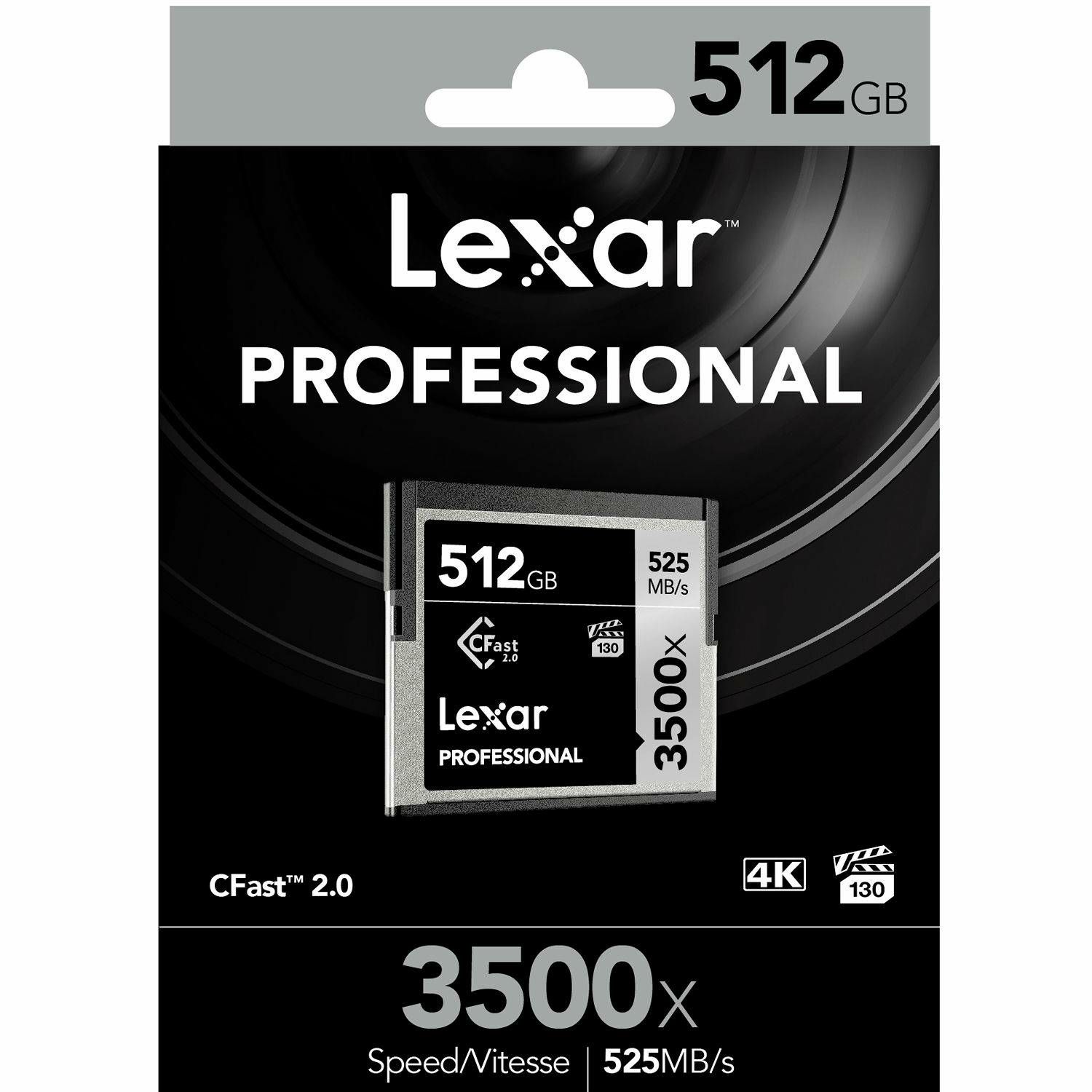 Lexar Cfast 512GB 3500x 525MB/s 445MB/s 2.0 memorijska kartica (LC512CRBEU3500)