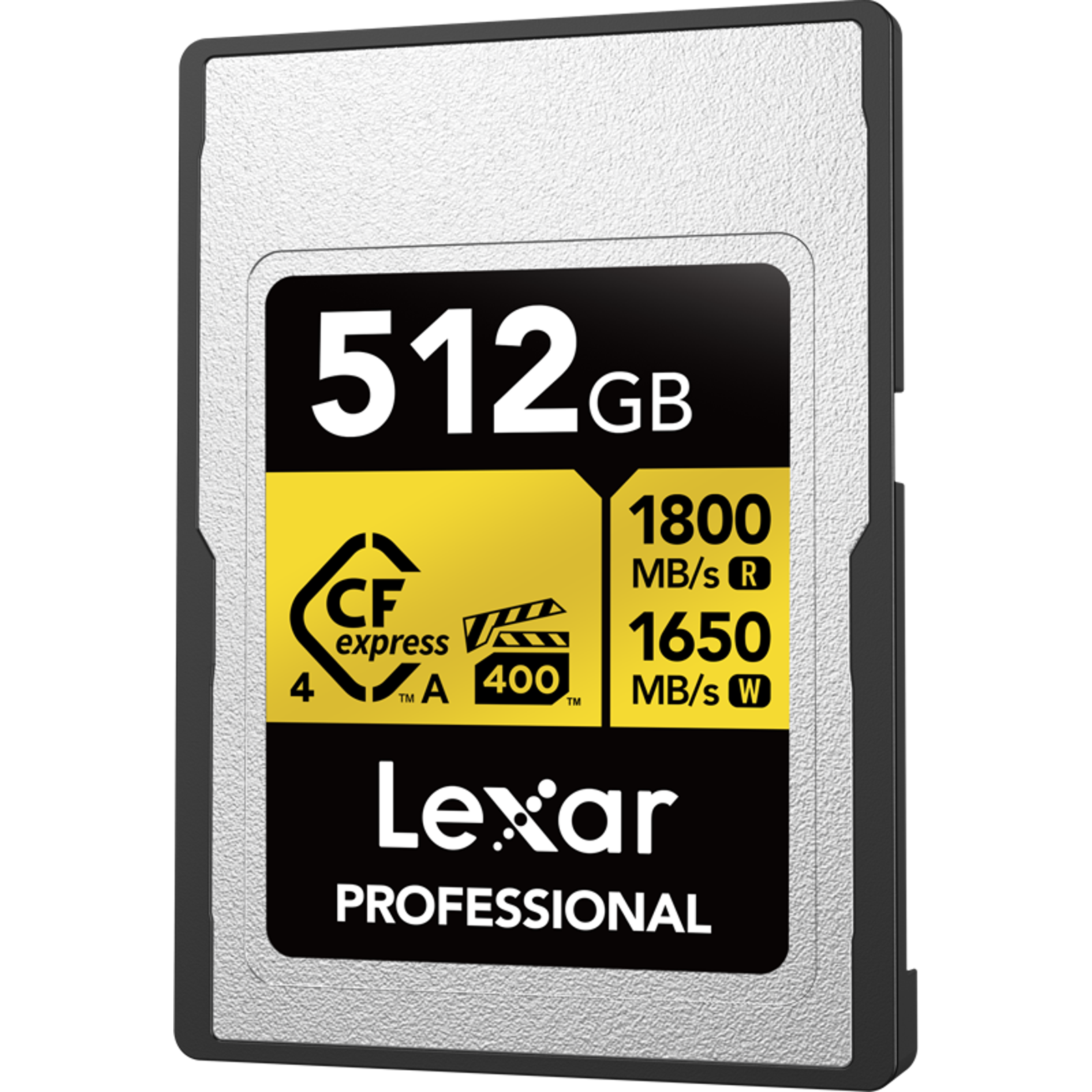 Lexar Cfexpress Type A, 512GB 1800MB/s 1650MB/s 4.0 VPG 400 IP68 1000MB/s sustained write Professional Gold memorijska kartica