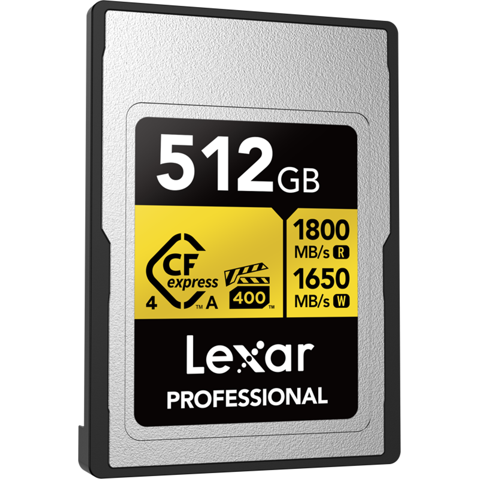 Lexar Cfexpress Type A, 512GB 1800MB/s 1650MB/s 4.0 VPG 400 IP68 1000MB/s sustained write Professional Gold memorijska kartica