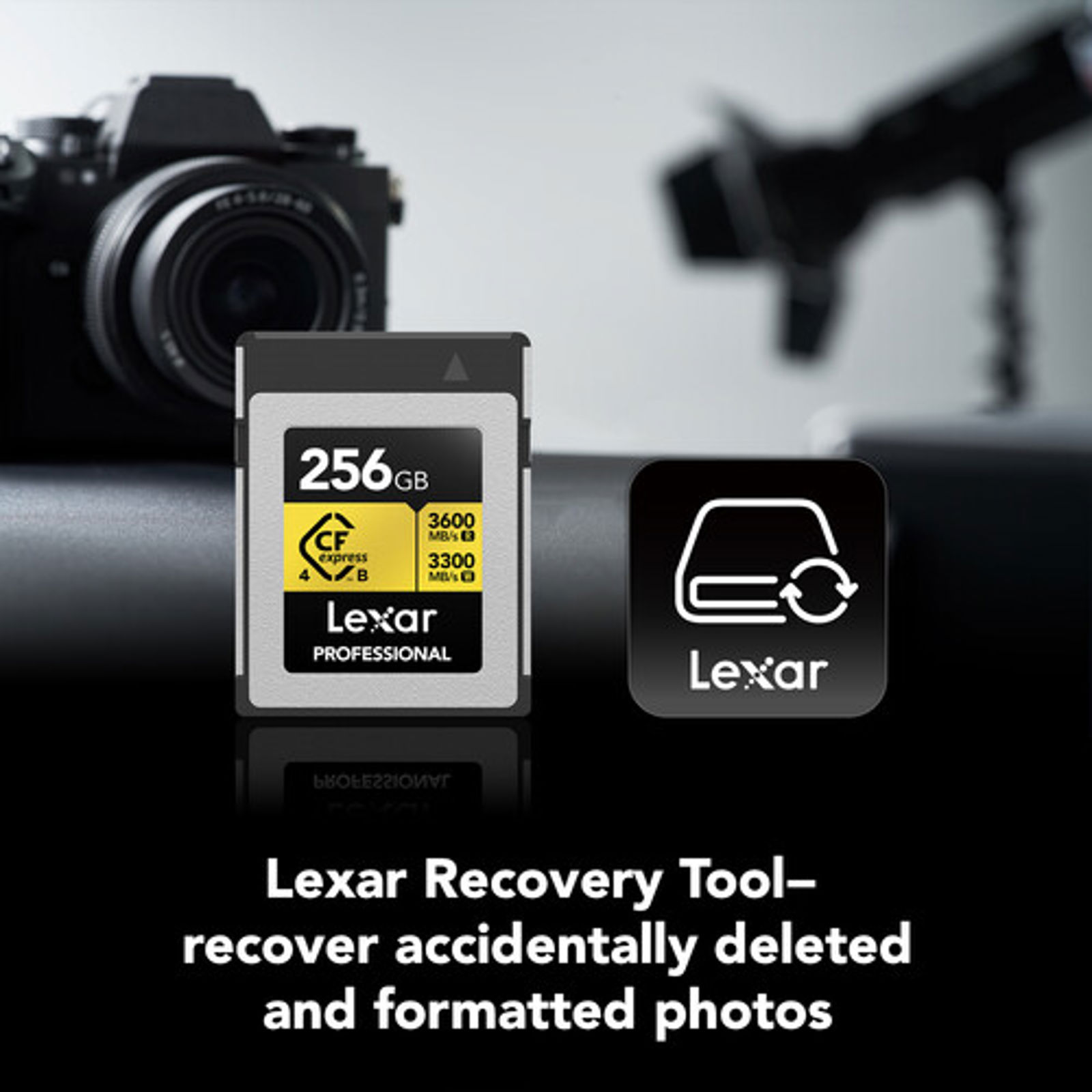 Lexar Cfexpress Type B 256GB R3600/W3300 Professional Gold memorijska kartica