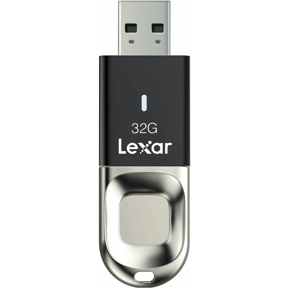 Lexar Fingerprint F35 32GB USB 3.0 flash drive 150MB/s read 25MB/s write memorija (LJDF35-32GBBK)