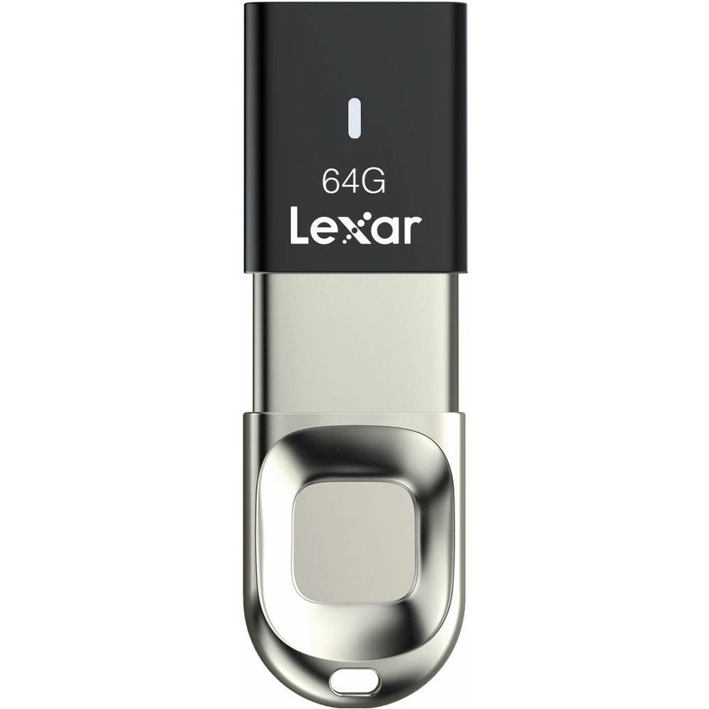 Lexar Fingerprint F35 64GB USB 3.0 flash drive 150MB/s read 60MB/s write memorija (LJDF35-64GBBK)