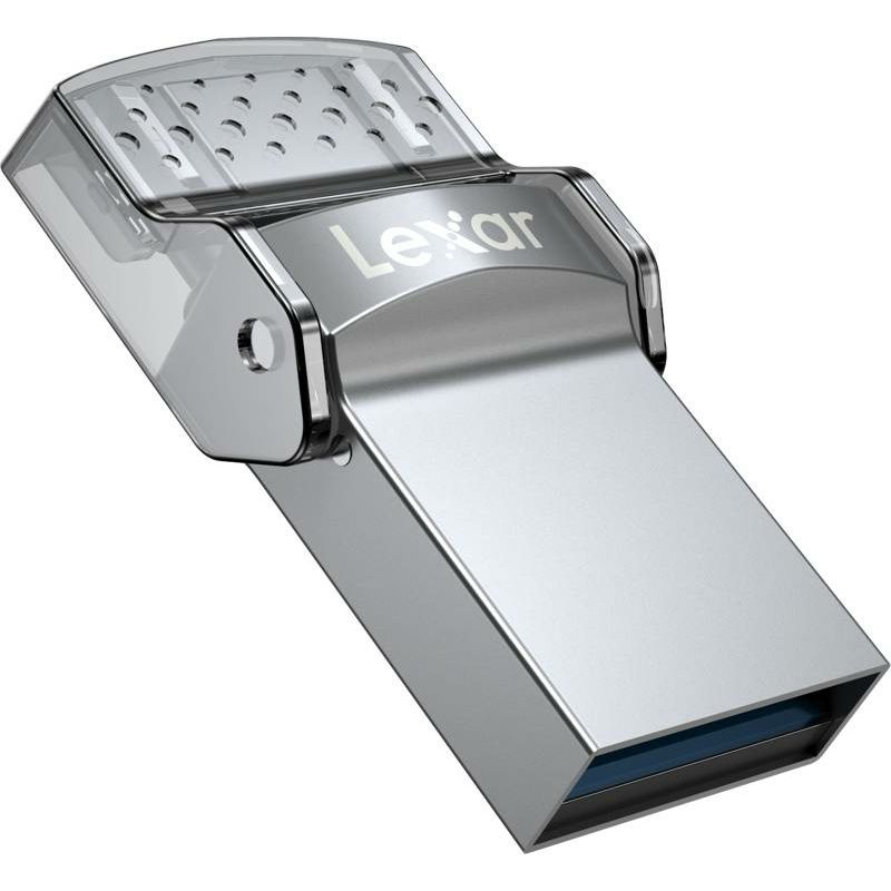 Lexar JumpDrive D35c 128GB OTG Dual Type-C and Type-A USB 3.0 flash drive 100MB/s read memorija (LJDD35C128G-BNBNG)