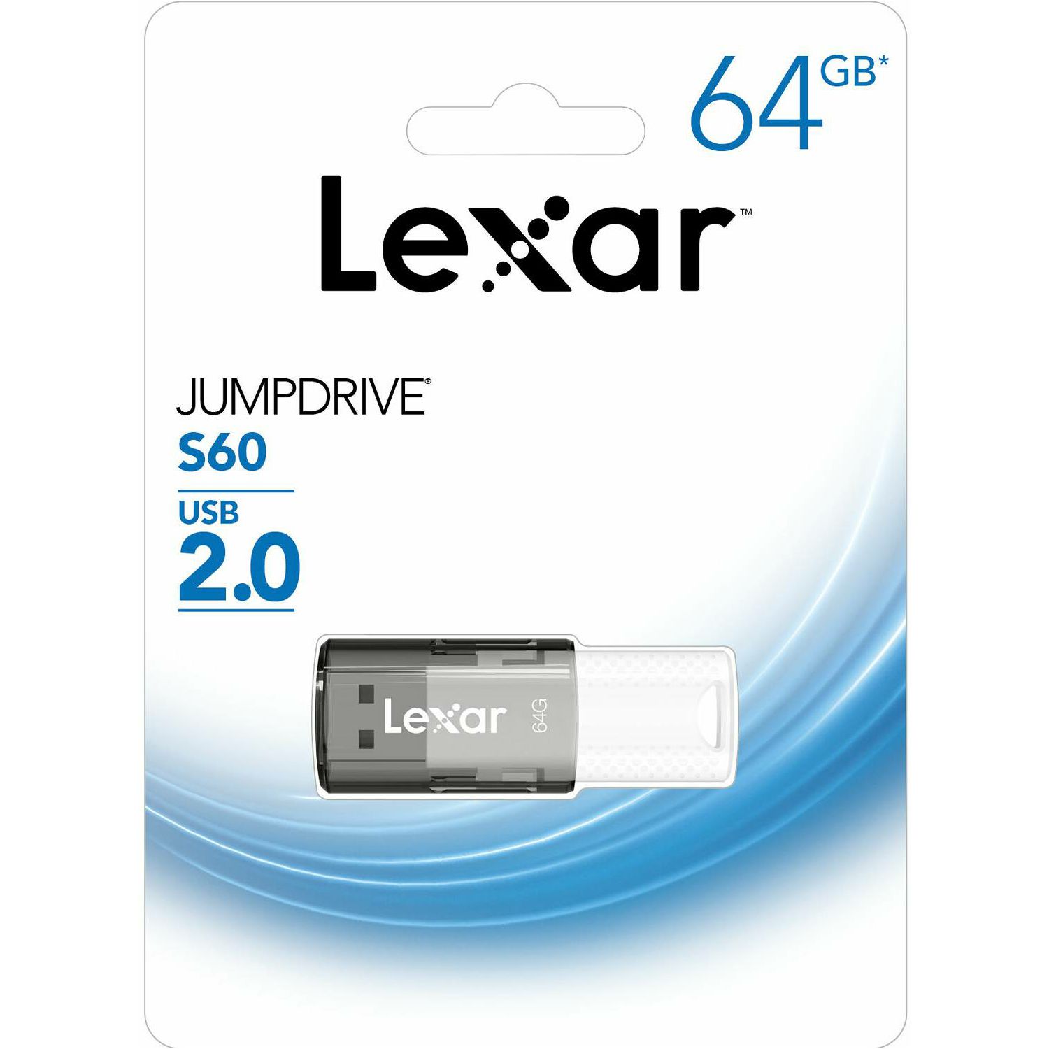 Lexar JumpDrive S60 64GB USB 2.0 Flash Drive memorija (LJDS060064G-BNBNG)