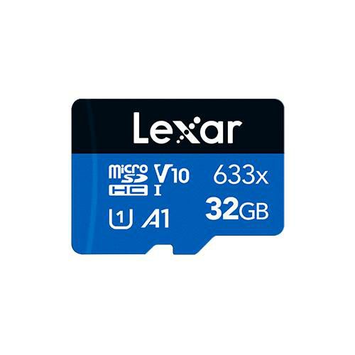 Lexar microSDHC 32GB 633x 100MB/s 20MB/s UHS-I C10 A1 V10 U1 High-Performance memorijska kartica (LSDMI32GBB633A)