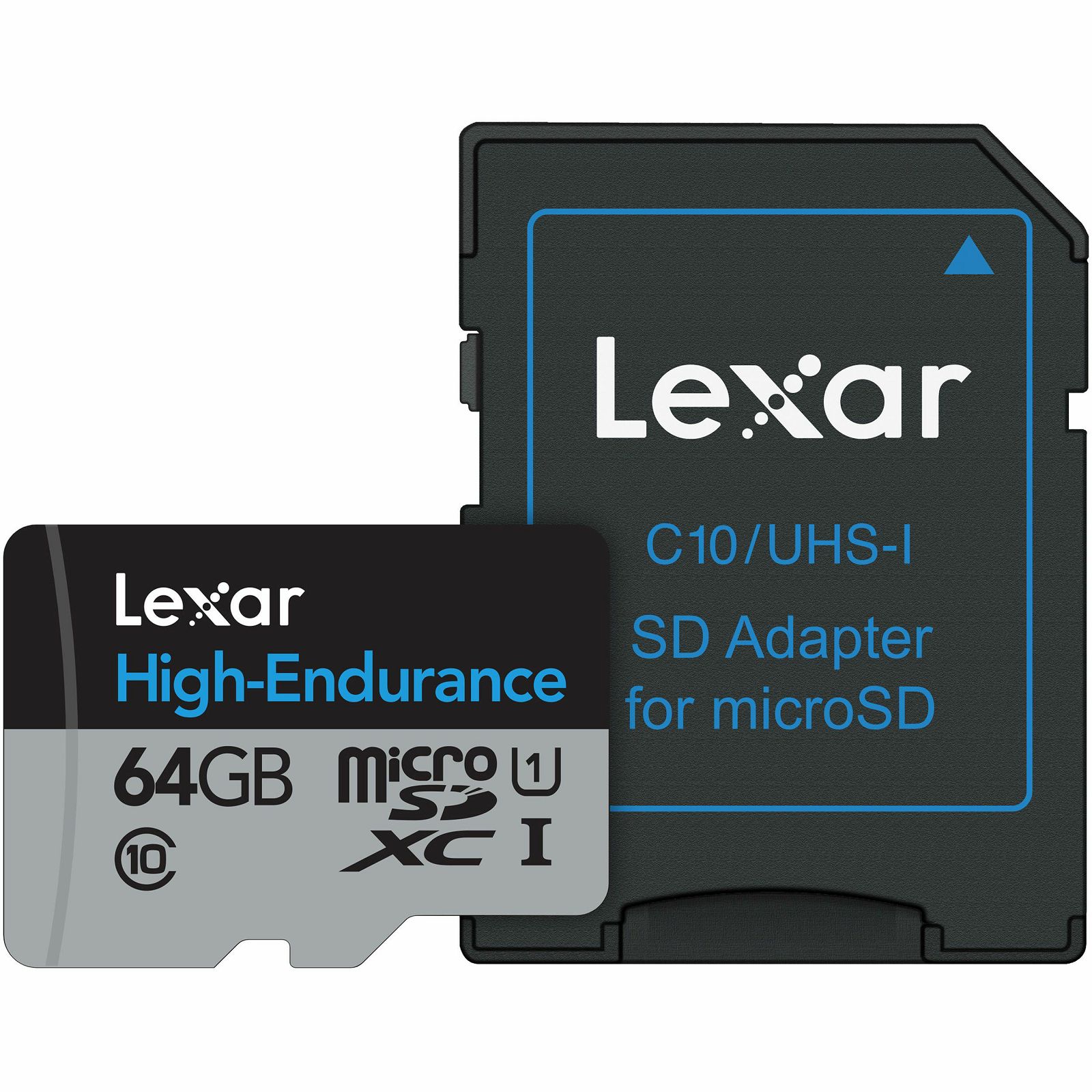 Lexar microSDHC 64GB 40MB/s UHS-I High Endurance memorijska kartica sa adapterom LSDMI64GBBEUHEA