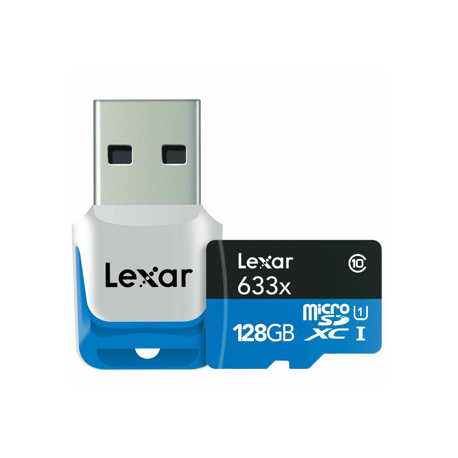 Lexar microSDXC 128GB 633x UHS-I sa USB 3.0 Reader adapter memorijska kartica sa adapterom LSDMI128B1EU633R