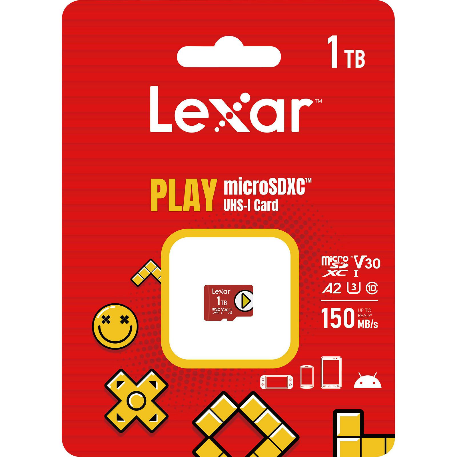 Lexar microSDXC 1TB 150MB/s Play UHS-I memorijska kartica (LMSPLAY001T-BNNNG)