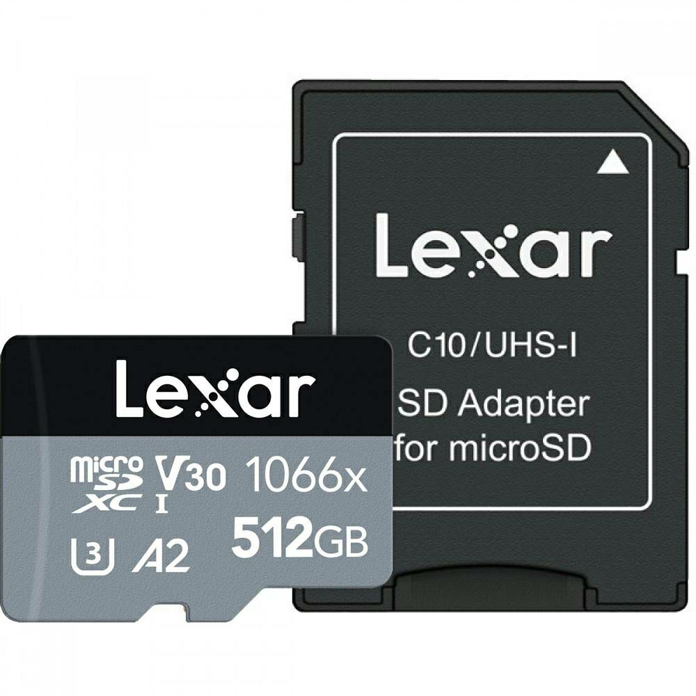 Lexar microSDXC 512GB 1066x 160MB/s 120MB/s UHS-I C10 A2 V30 U3 High-Performance memorijska kartica (LMS1066512G-BNANG)