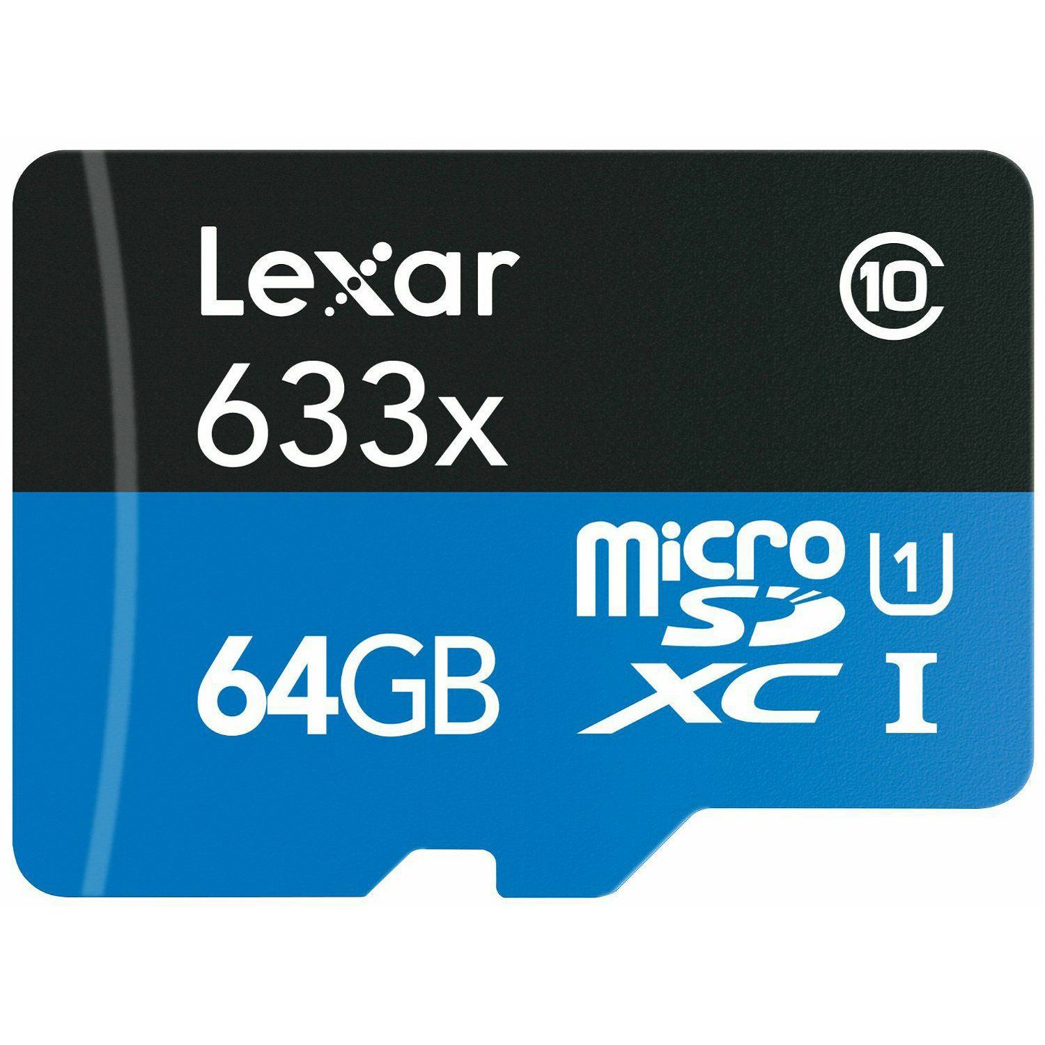 Lexar microSDXC 633x 95MB/s UHS-I 64GB memorijska kartica sa adapterom LSDMI64GBBEU633A