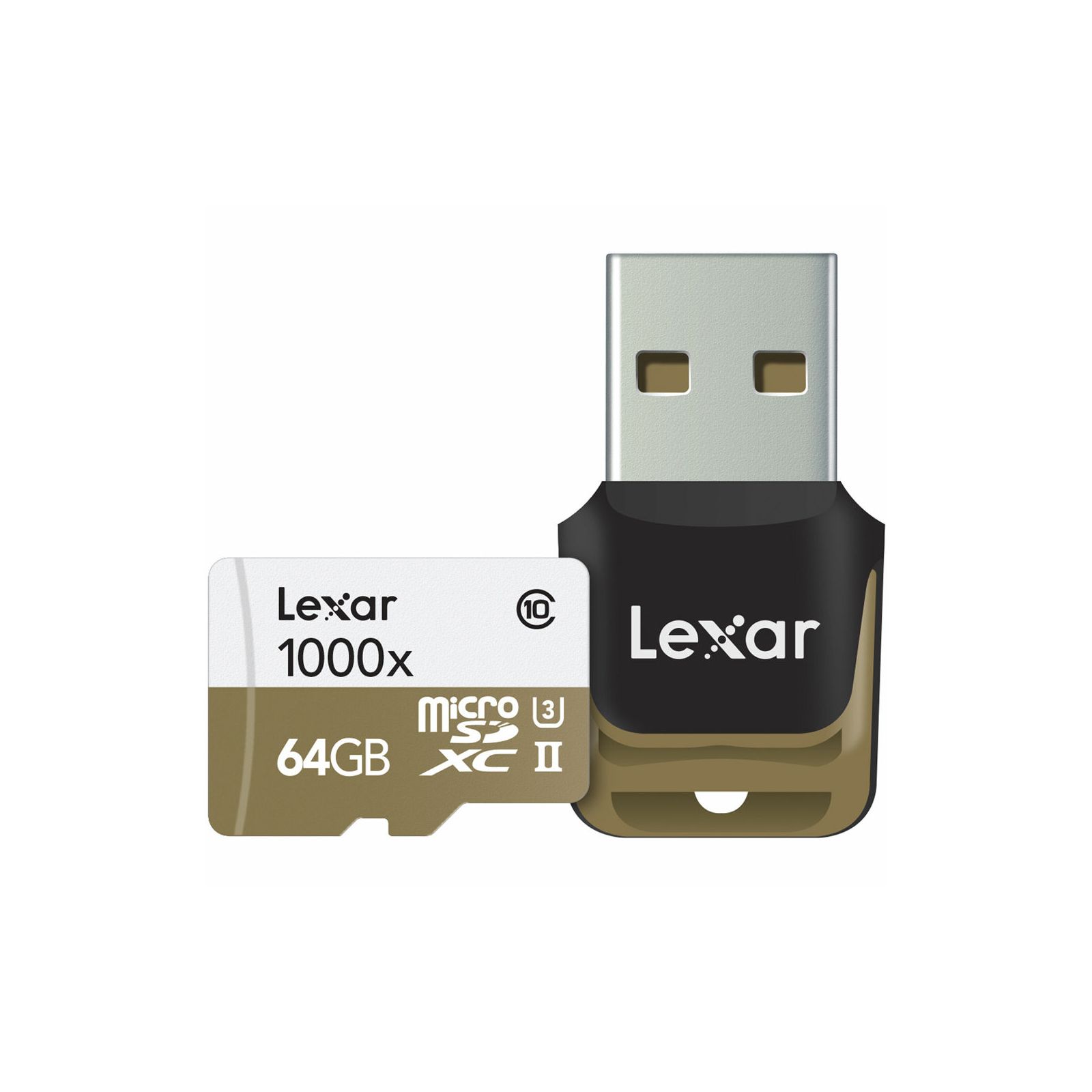 Lexar microSDXC 64GB 1000x 150mb/s UHS-II with USB 3.0 Reader microSD memorijska kartica + USB čitač LSDMI64GCBEU1000R