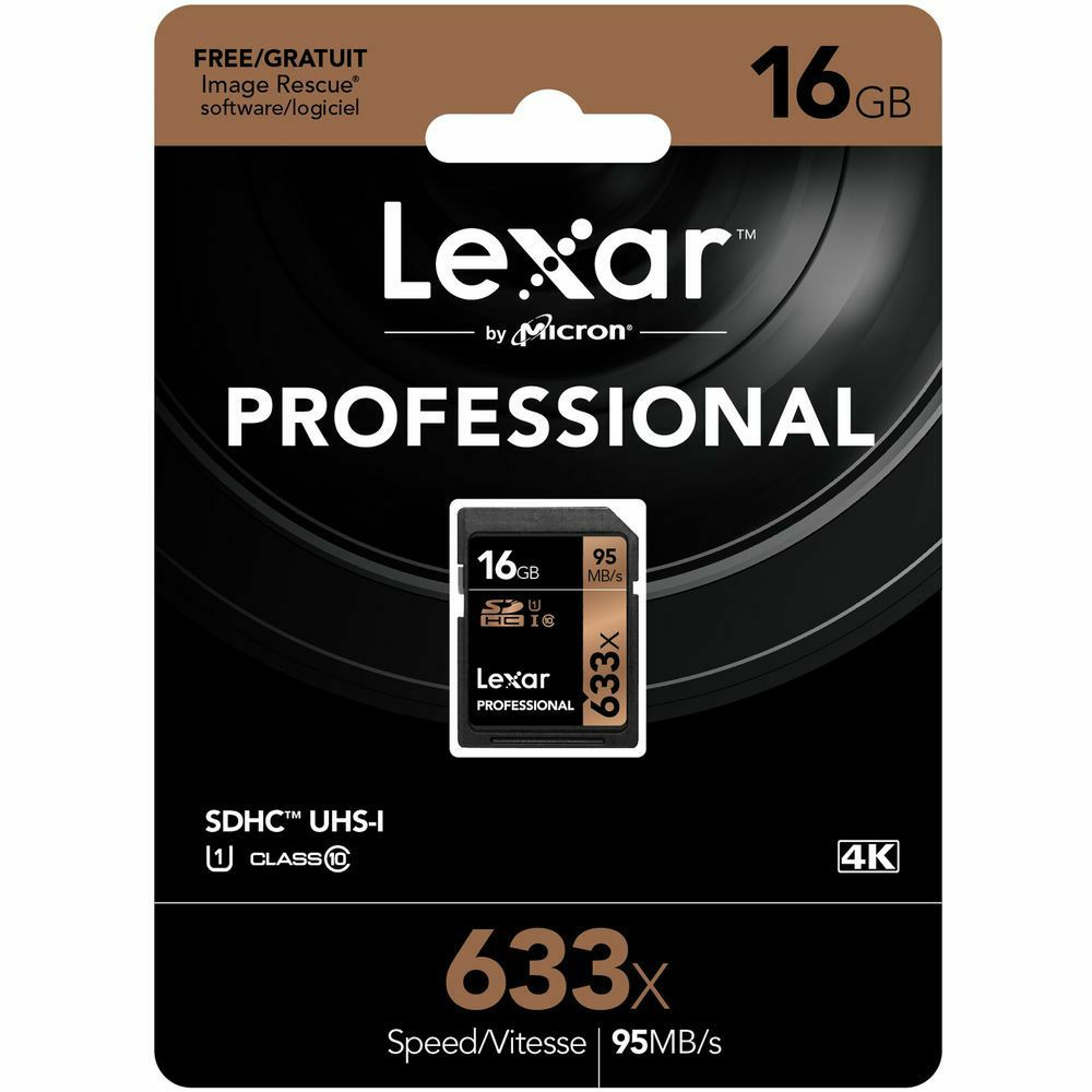 Lexar SDHC 16GB 633x 95MB/s Professional Class 10 UHS-I Card memorijska kartica LSD16GCB1EU633