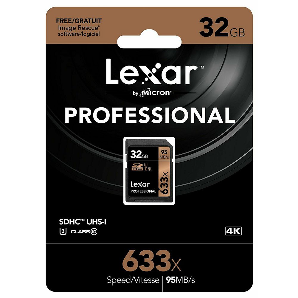 Lexar SDHC 32GB 633x 95MB/s Professional Class 10 UHS-I Card memorijska kartica LSD32GCB1EU633