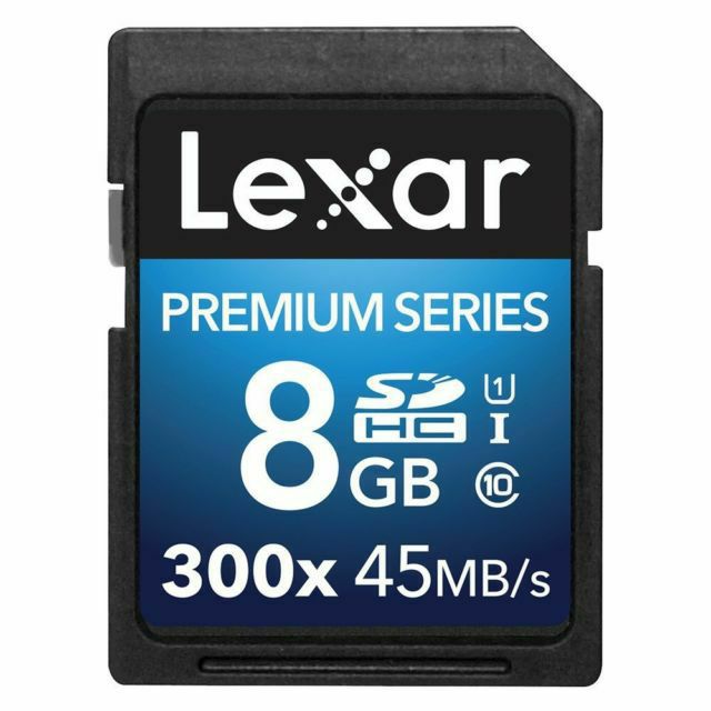 Lexar SDHC 8GB 300x 45MB/s Premium II Class 10 UHS-I Card memorijska kartica LSD8GBBBEU300