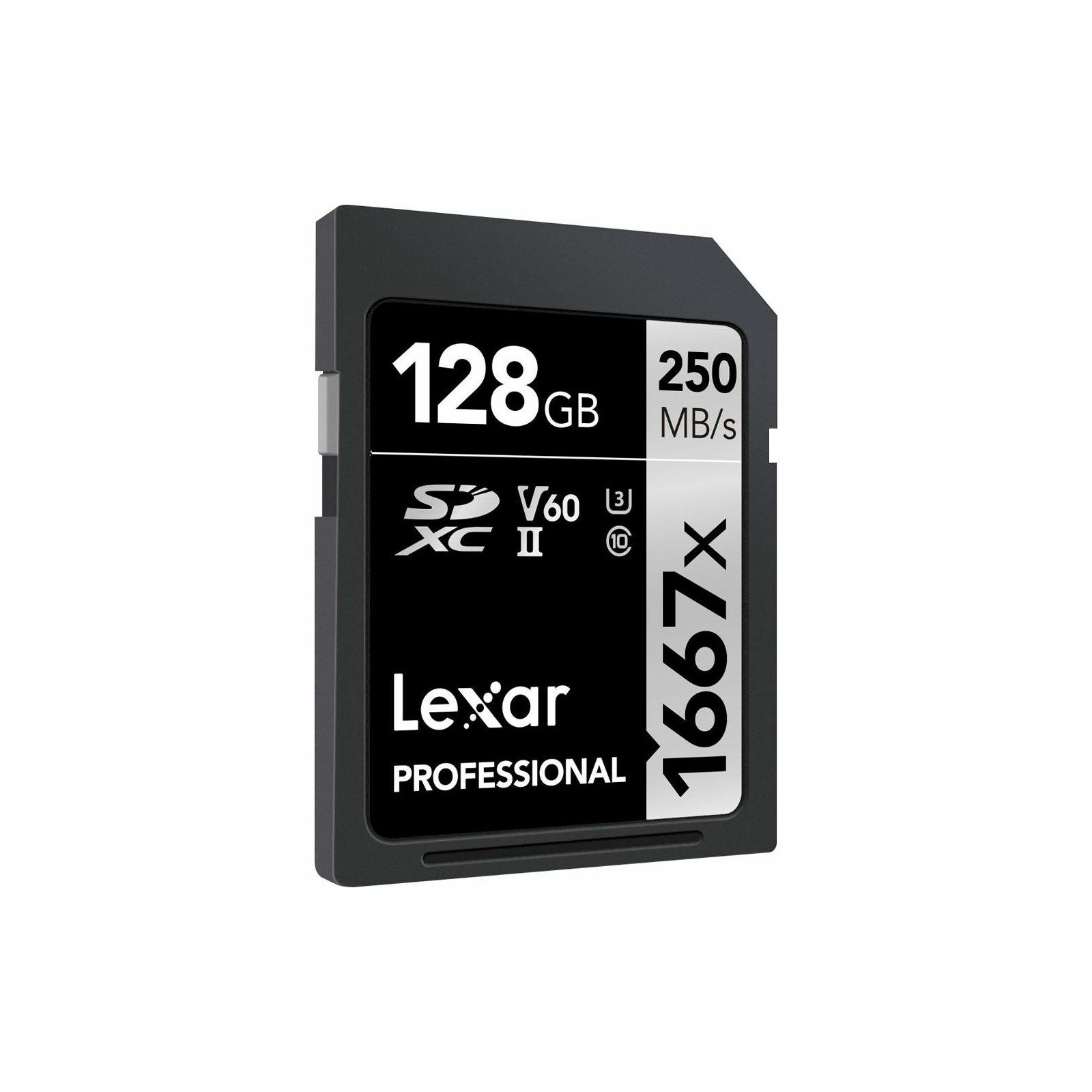 Lexar SDXC 128GB 1667x 250MB/s 90MB/s UHS-II C10 V60 U3 memorijska kartica (LSD128CB1667)