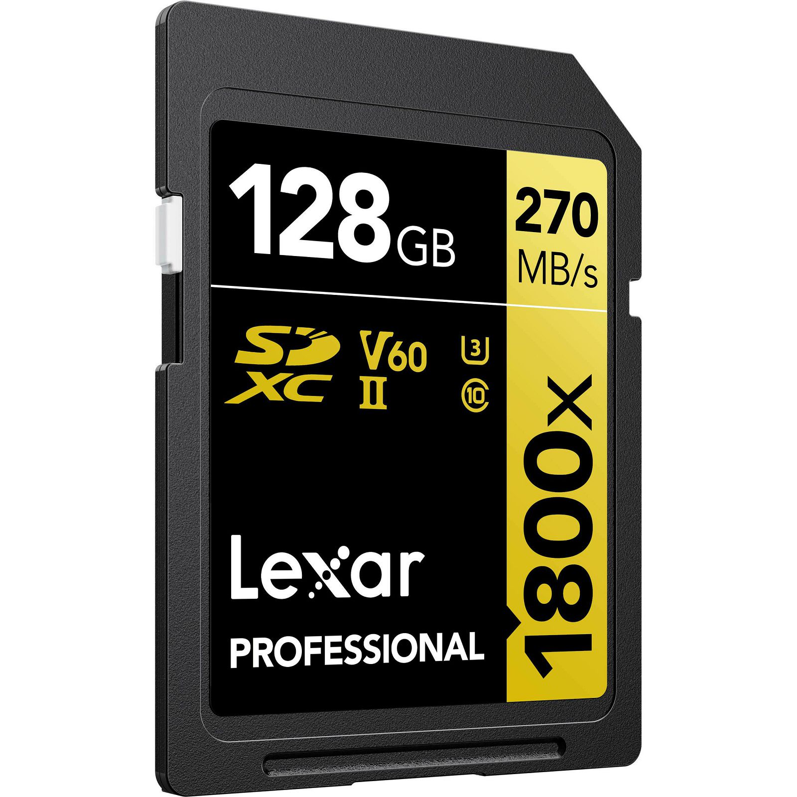 Lexar SDXC 128GB 1800x 270MB/s 180MB/s UHS-II C10 V60 U3 memorijska kartica (LSD1800128G-BNNNG)