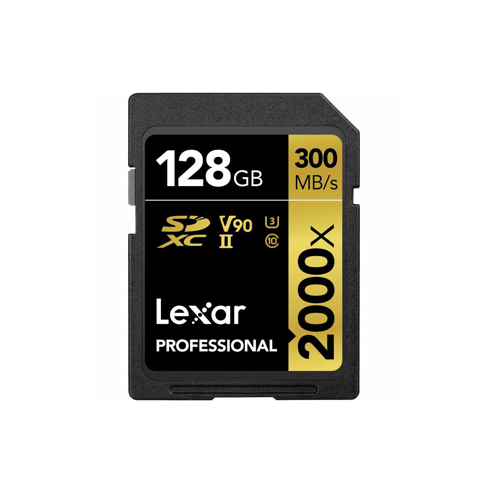 Lexar SDXC 128GB 2000x 300MB/s 260MB/s UHS-II C10 V90 U3 memorijska kartica (LSD2000128G-BNNNG)