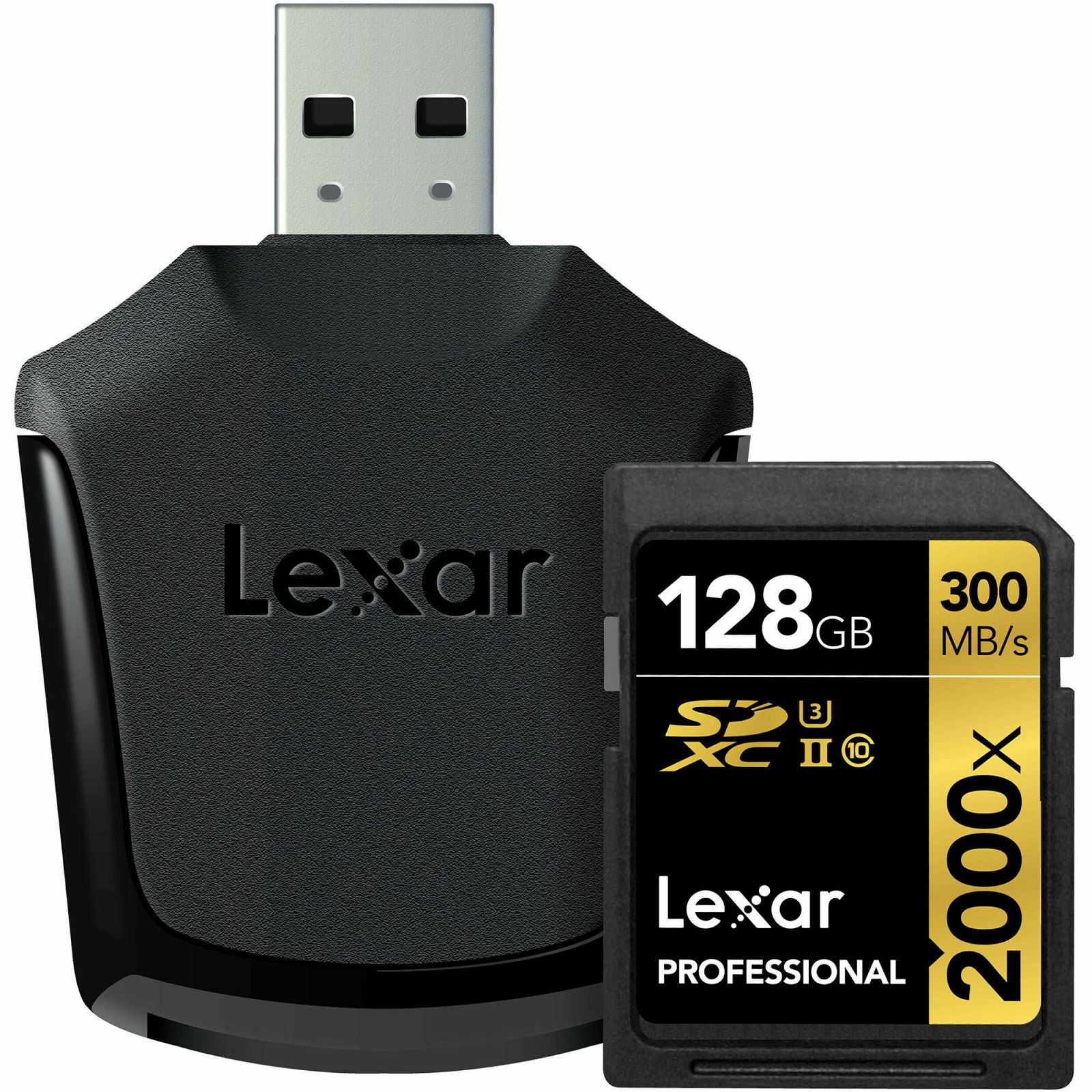 Lexar SDXC 128GB 2000x Professional RDR UHS-II Card ink Reader memorijska kartica i čitač kartica LSD128CRBEU2000R