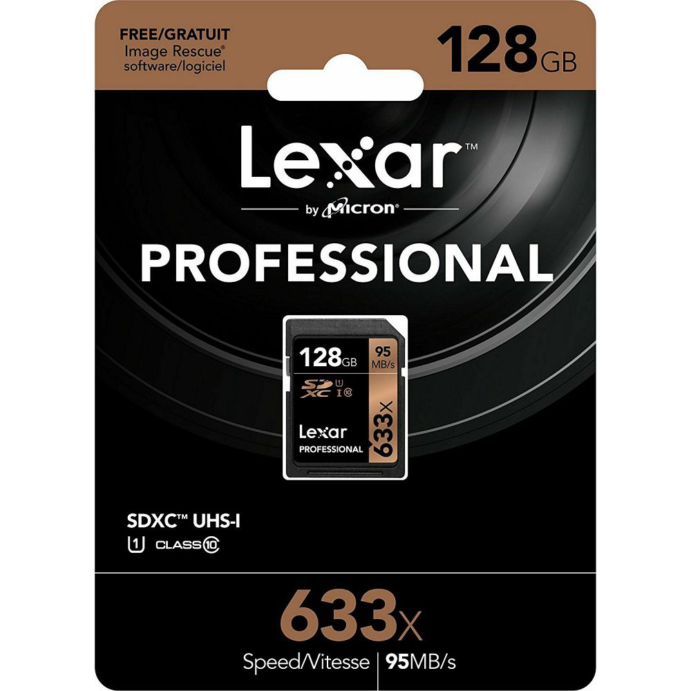 Lexar SDXC 128GB 633x 95MB/s Professional Class 10 UHS-I Card memorijska kartica LSD128GCB1EU633