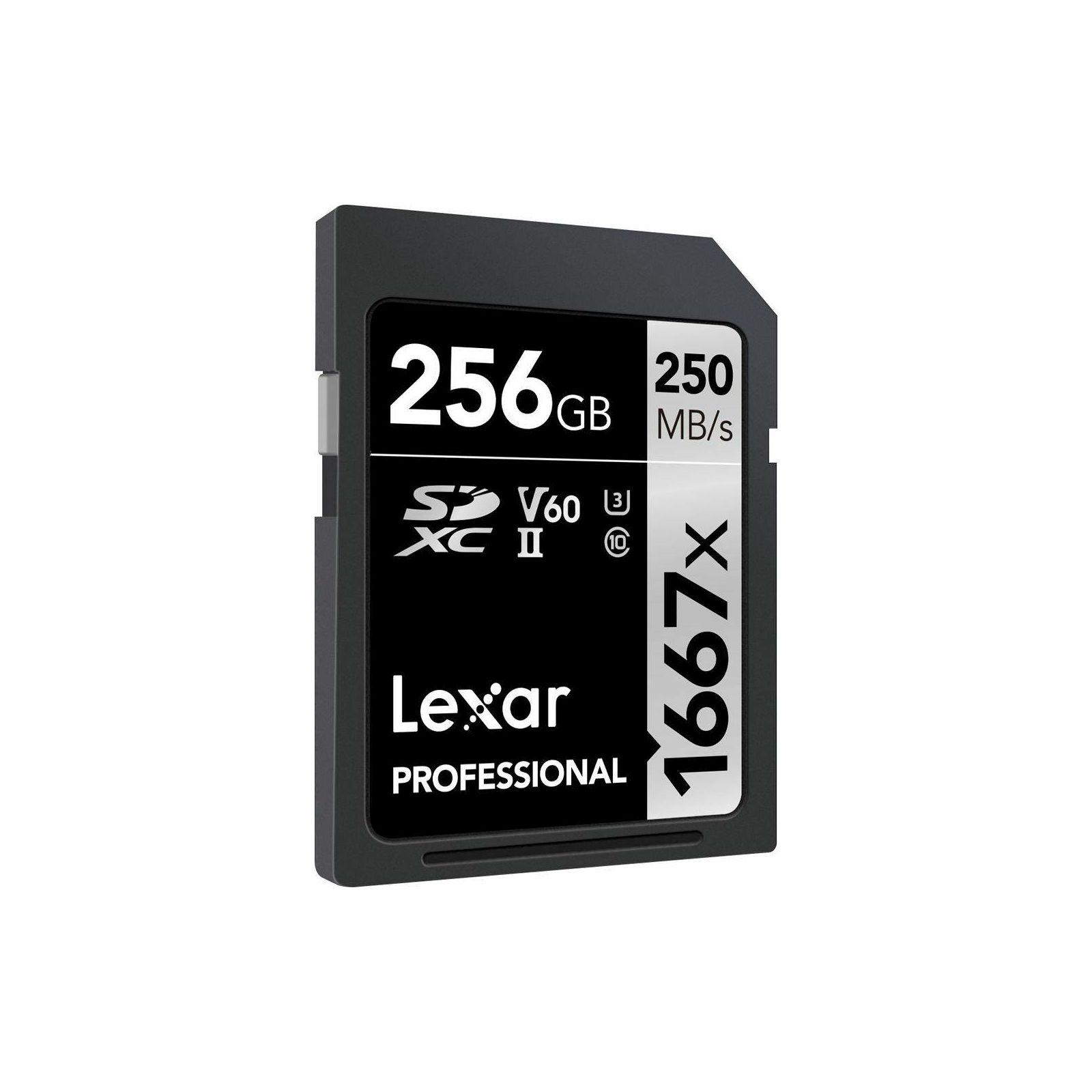 Lexar SDXC 256GB 1667x 250MB/s 90MB/s UHS-II C10 V60 U3 memorijska kartica (LSD256CB1667)