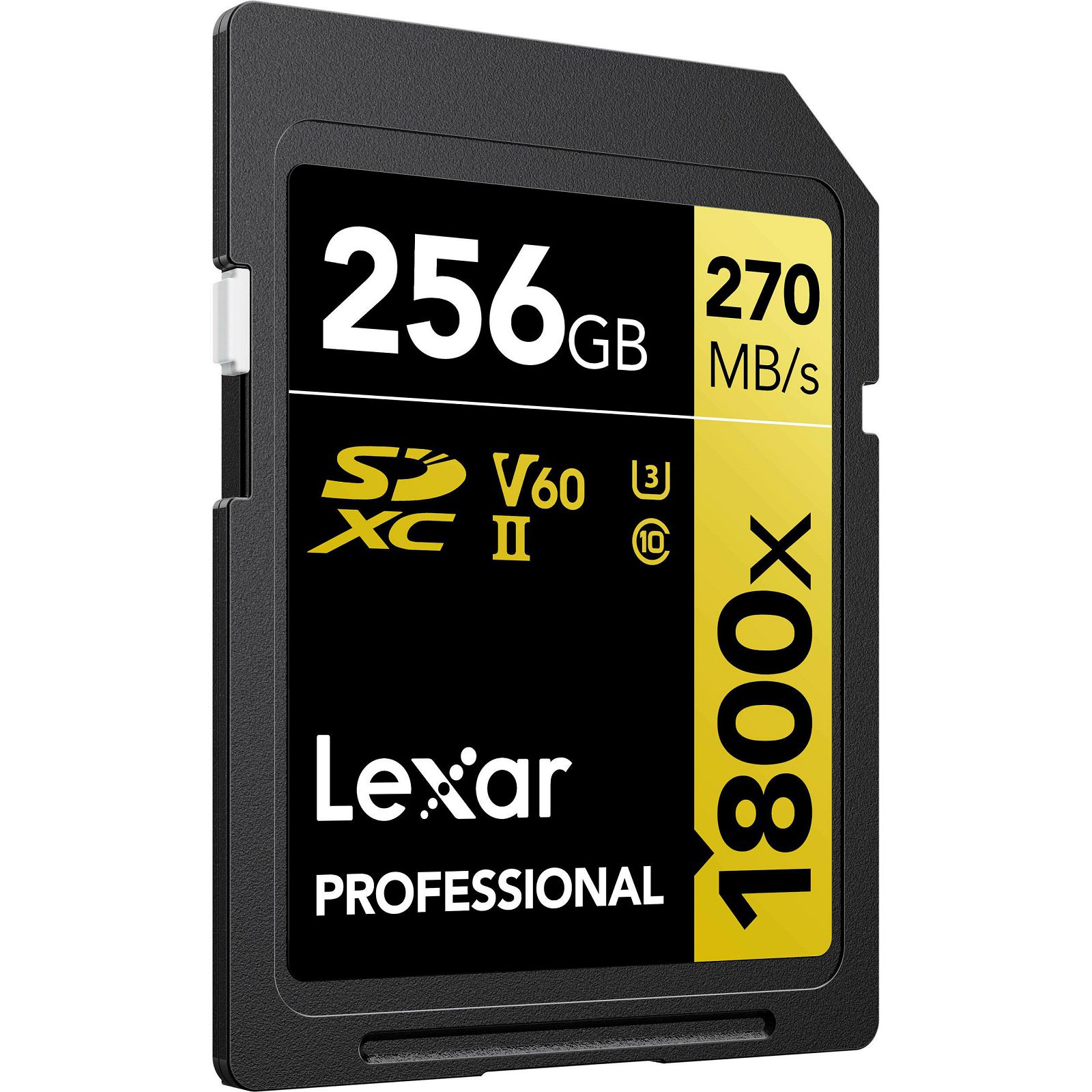 Lexar SDXC 256GB 1800x 270MB/s 180MB/s UHS-II C10 V60 U3 memorijska kartica (LSD1800256G-BNNNG)