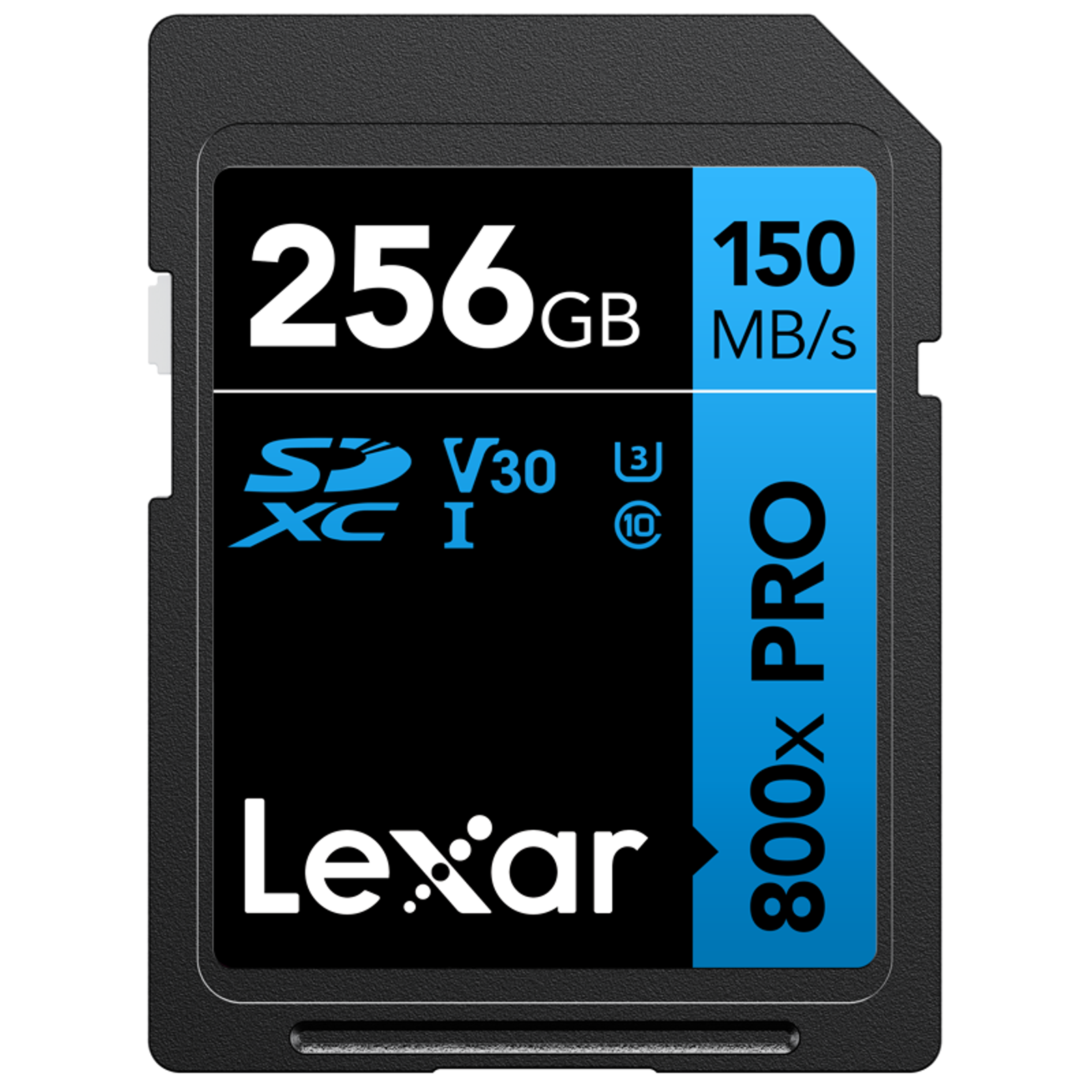 Lexar SDXC 256GB 800x 150MB/s 45MB/s Class 10 UHS-I C10 V30 U3 Professional Pro memorijska kartica