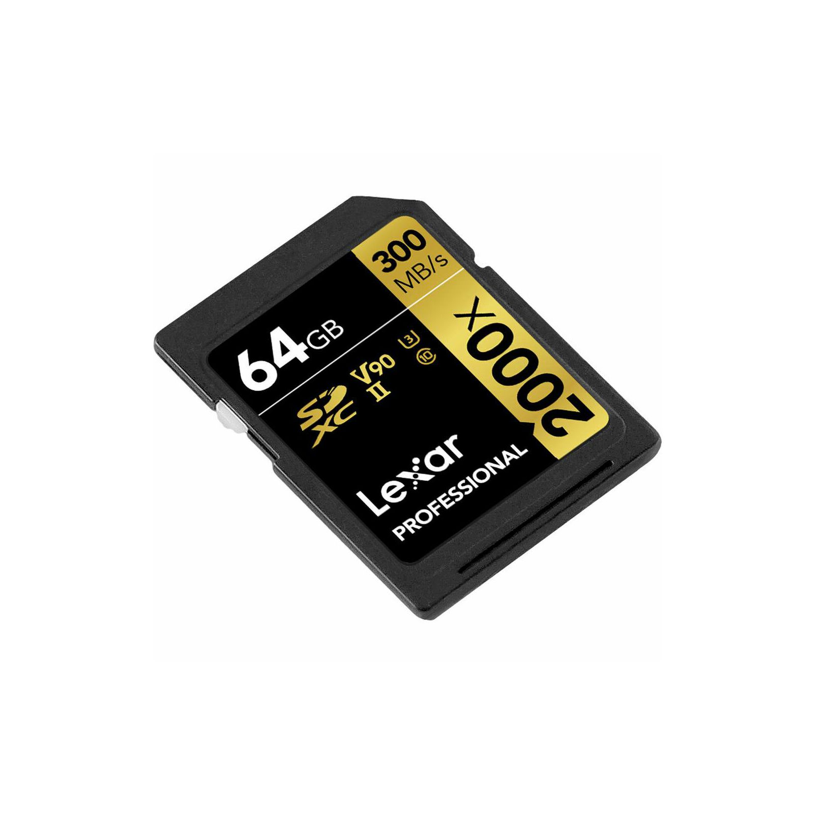Lexar SDXC 64GB 2000x 300MB/s 260MB/s UHS-II C10 V90 U3 memorijska kartica (LSD2000064G-BNNNG)