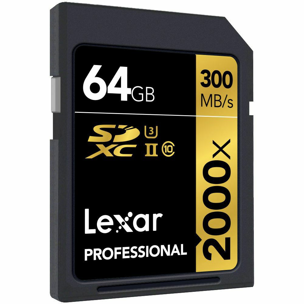 Lexar SDXC 64GB 2000x UHS-II Professional RDR Card incl Reader memorijska kartica i čitač kartica LSD64GCRBEU2000R