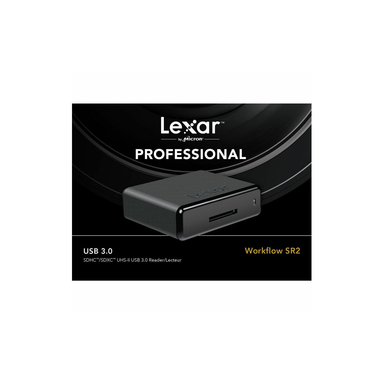 Lexar Workflow Card Reader SR2 Professional USB 3.0 čitač kartica za SD, SDHC, SDXC UHS-II LRWSR2TBEU