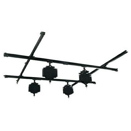 Linkstar Ceiling Rail System 3x3 m with 4 Pantographs sustav stropnih nosača za studijske bljeskalice i rasvjetu