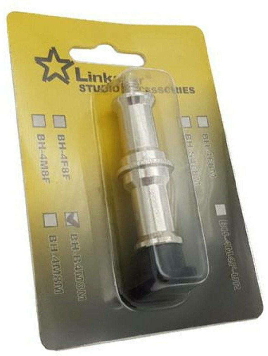 Linkstar Spigot BH-B4M8M 1/4"-3/8" Male 54mm univerzalni adapter s dvostrukim muškim navojem