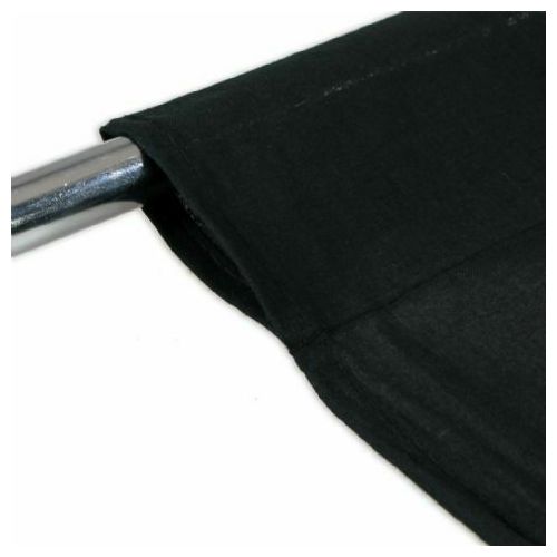 Linkstar studijska foto pozadina od tkanine pamuk BCP-102 2,7x7m Black crna Cotton Background Cloth Non-washable