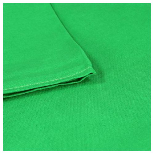 Linkstar studijska foto pozadina od tkanine pamuk BCP-10 2,7x7m Chroma Green Cotton Background Cloth Non-washable