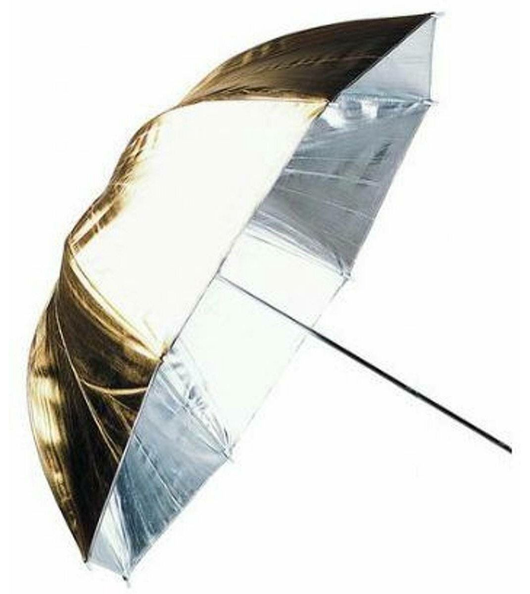 Linkstar Umbrella PUK-102GS Silver Gold 120cm (reversible) studijski foto kišobran