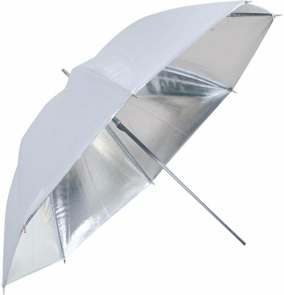 Linkstar Umbrella PUK-102SW Silver White 120cm (reversible) studijski foto kišobran