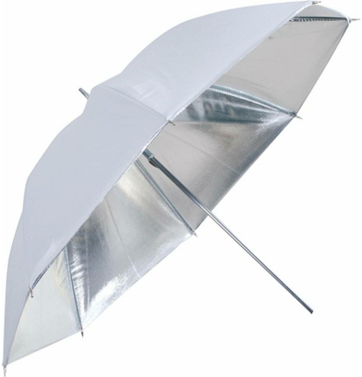 Linkstar Umbrella PUK-84SW Silver White 100cm (reversible) studijski foto kišobran