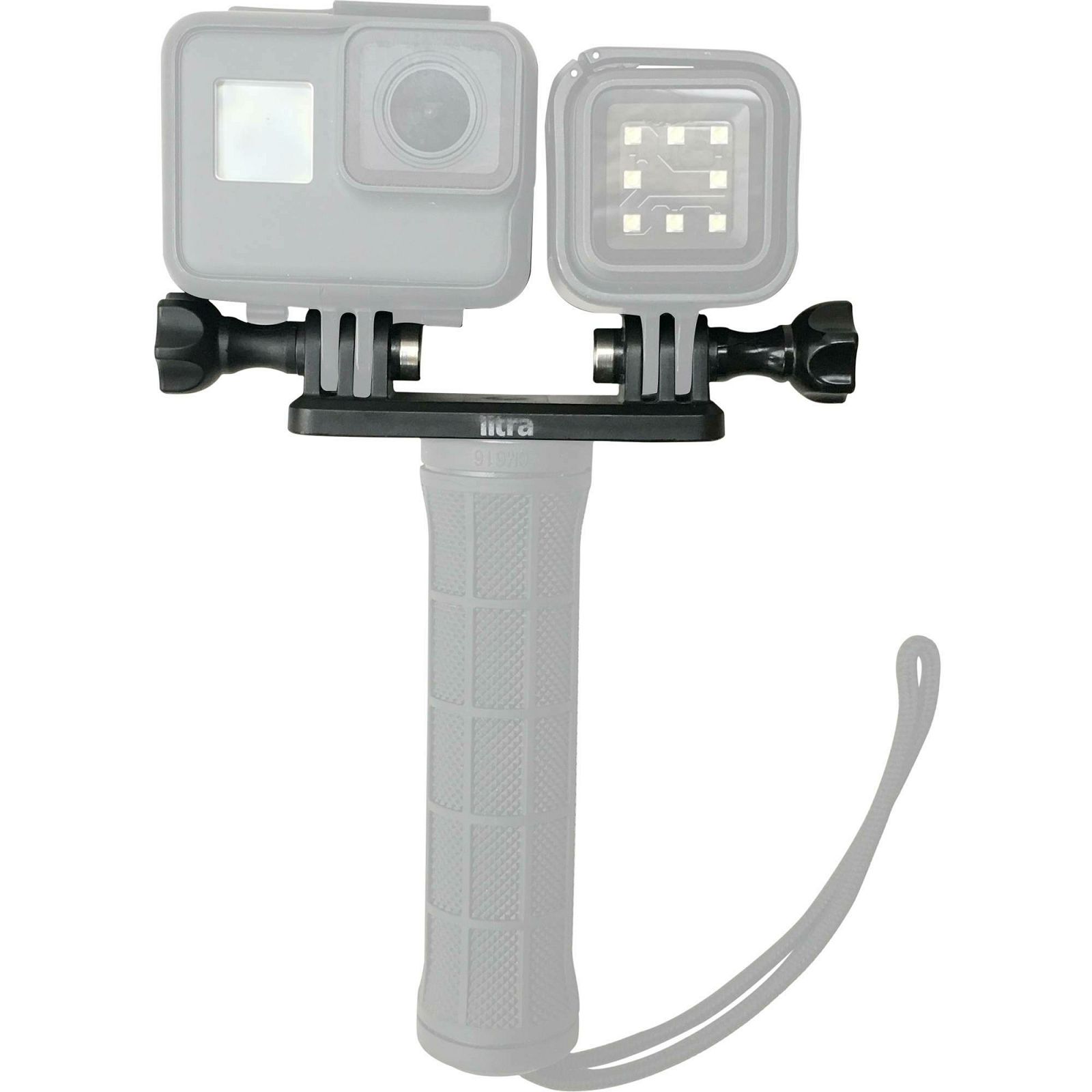 Litra Double Mount for Torch Light and GoPro Camera dvostruki nosač za akcijsku kameru i LED lampu (T22DM)