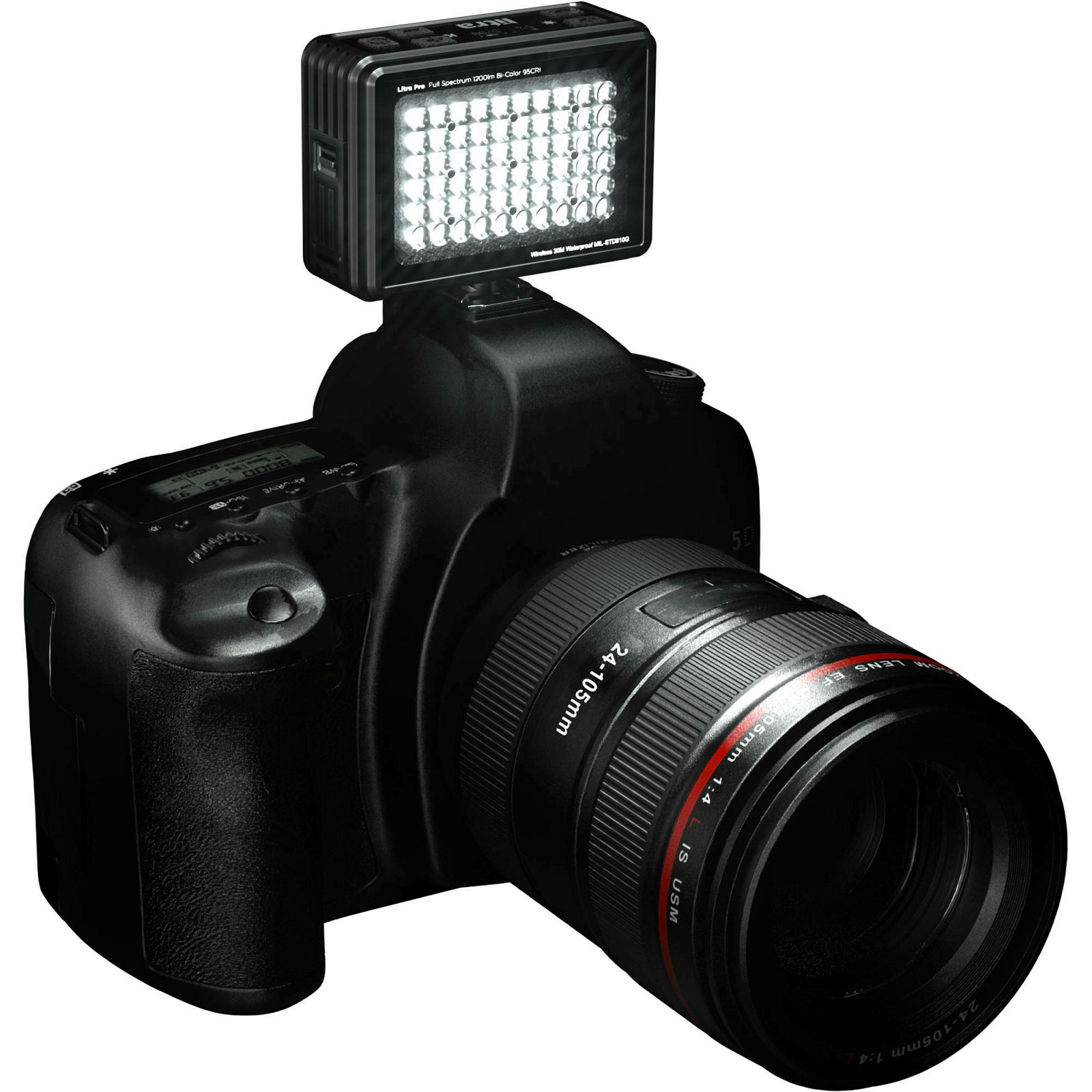 Litra Litra Pro Bi-Color On-Camera Light with Dome Diffuser, Shoe Mount, USB Cable (LP1200)
