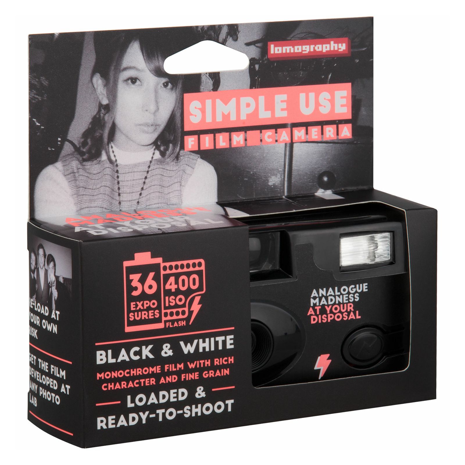 Lomography Black & White 400 Simple Use Film Camera analogni fotoaparat na film (SUC100BW)