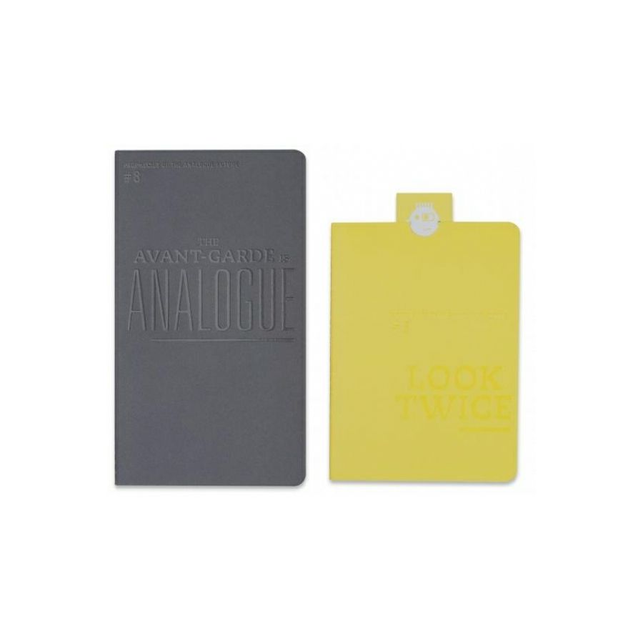 Lomography ChapBook - Set 3 (grey+yellow) d900s3 stationary