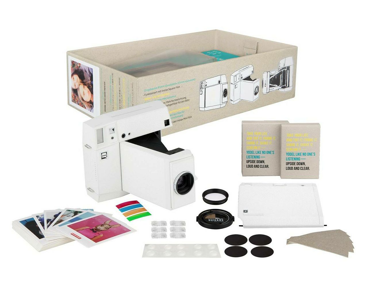 Lomography Lomo Instant Square Combo White (LI700W) polaroidni fotoaparat s trenutnim ispisom fotografije