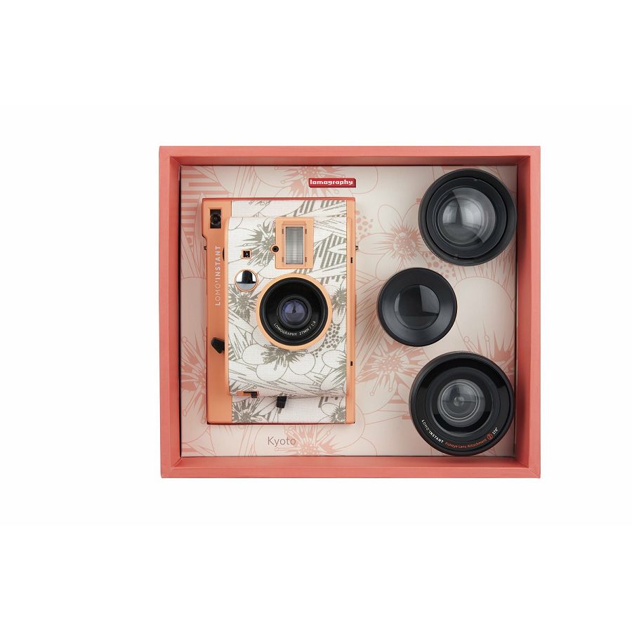 Lomography Lomo'Instant Kyoto Edition + 3 lenses LI800FLOWER polaroidni fotoaparat