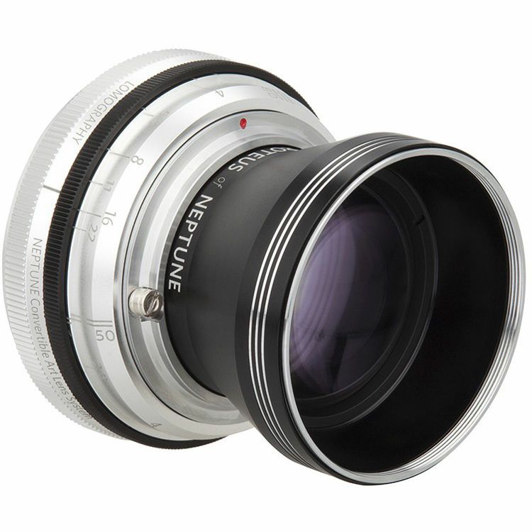 Lomography Neptune Convertible Art Lens System Silver Thalassa 35mm f/3.5 + Despina 50mm f/2.8 + Proteus 80mm f/4 komplet objektiva za Nikon FX (Z340N)