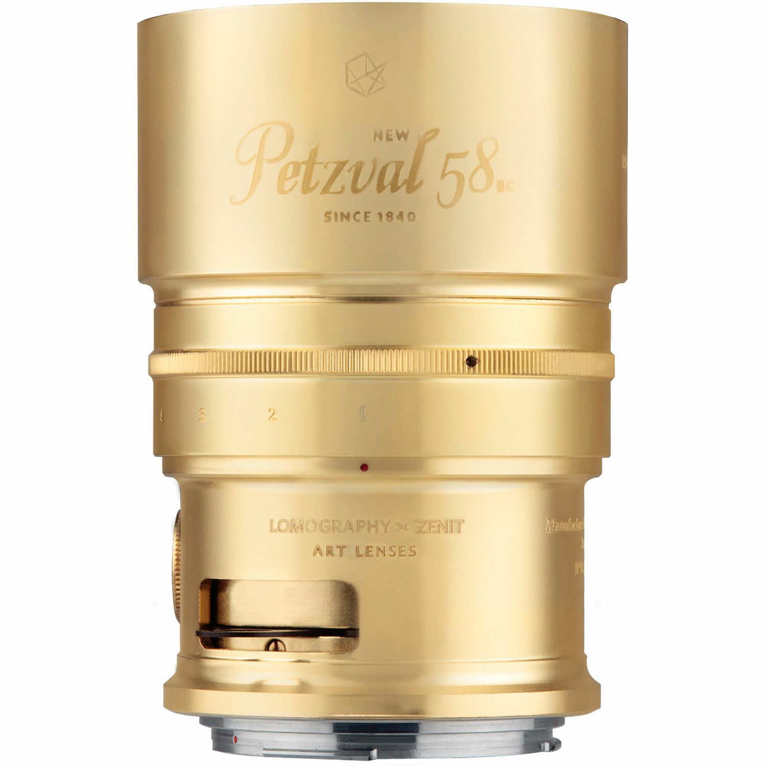 Lomography Petzval 58mm f/1.9 Bokeh Control Art Lens Brass objektiv za Nikon FX (Z260N)