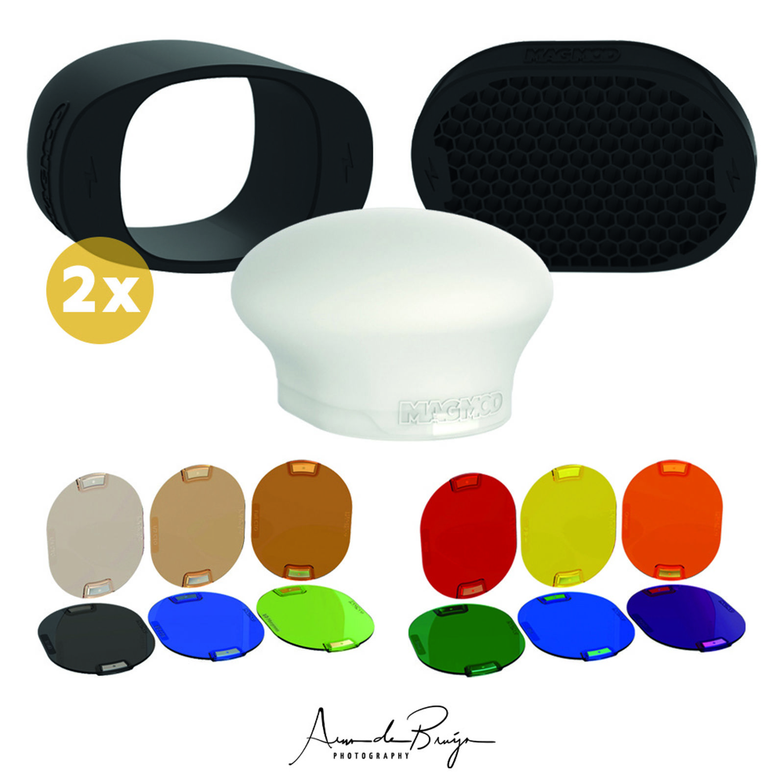 MagMod Basic Kit Arno de Bruijn BeCreative komplet modifikatora za baterijske hot shoe bljeskalice