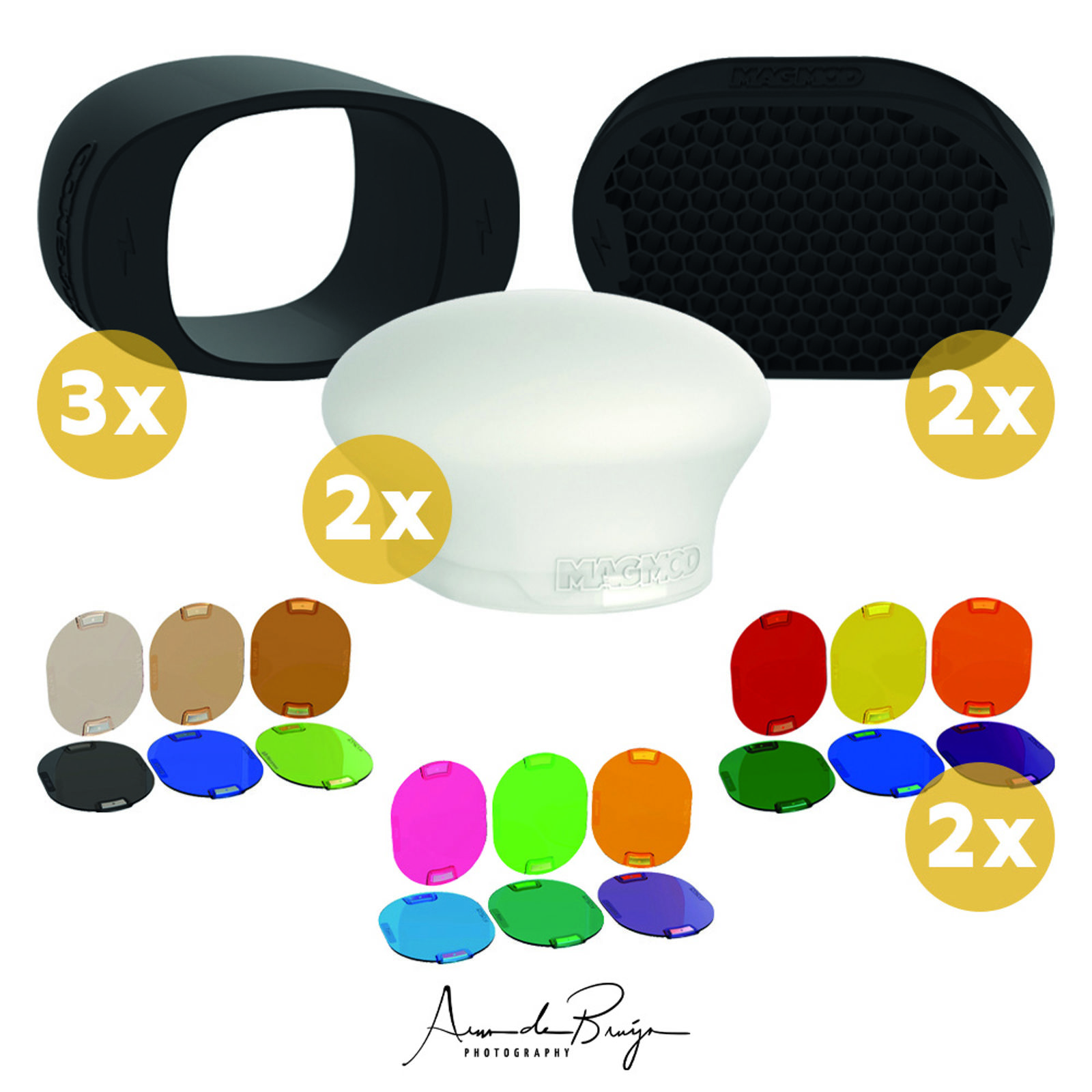 MagMod Pro Kit Arno de Bruijn BeCreative komplet modifikatora za baterijske hot shoe bljeskalice