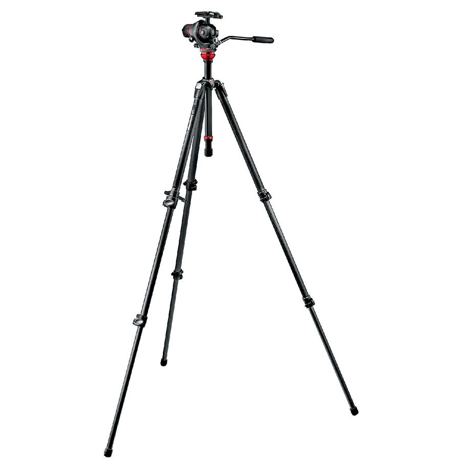 Manfrotto 055 CF kit-3s Photo Movie head 755CX3-M8Q5