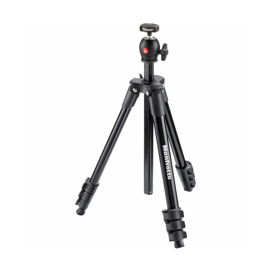 Manfrotto Compact Light Black MKCOMPACTLT-BK stativ za fotoaparat Aluminum Tripod Social Recorder